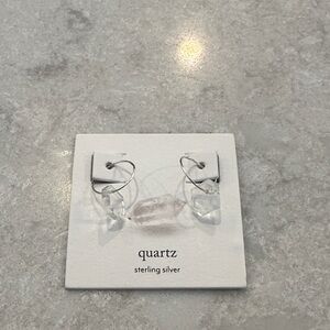 Quartz Sterling Silver Earrings